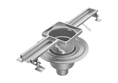 Vario-Kastenrinne – VKR mit zwischengeschweißtem Rinneneinlauf