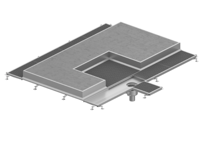 Küchen-Rinnen-Sockelkombination KRS